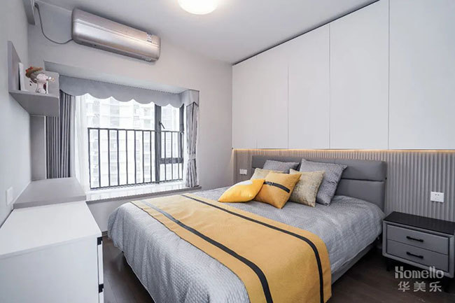 108㎡簡(jiǎn)約三居，實(shí)用軟裝搭配，打造寬敞且有高級(jí)感的輕便生活